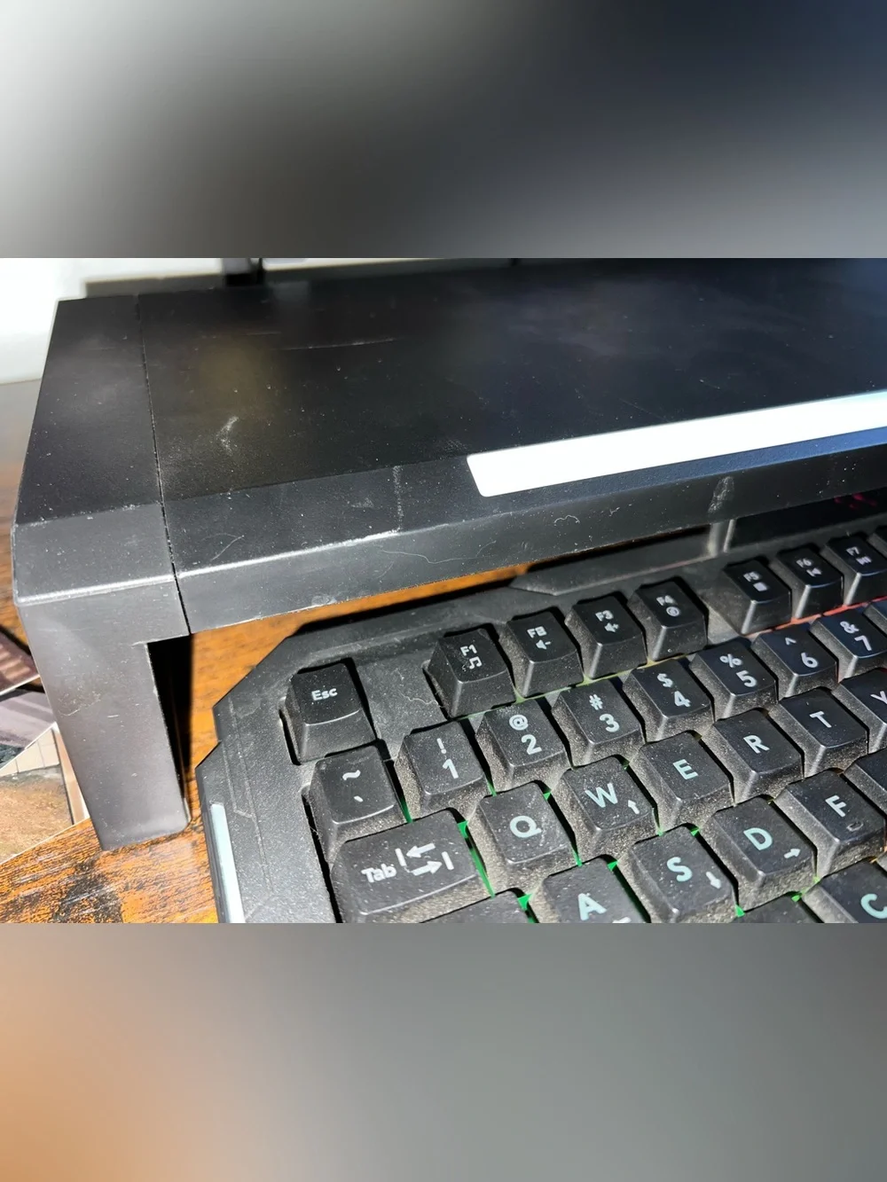 Black Backlit Gaming Keyboard